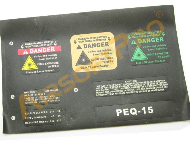 Box na baterii AN/PEQ15 - černý [A.C.M.]