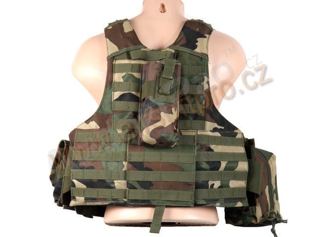 Tactical vest CIRAS modular - Woodland [A.C.M.]