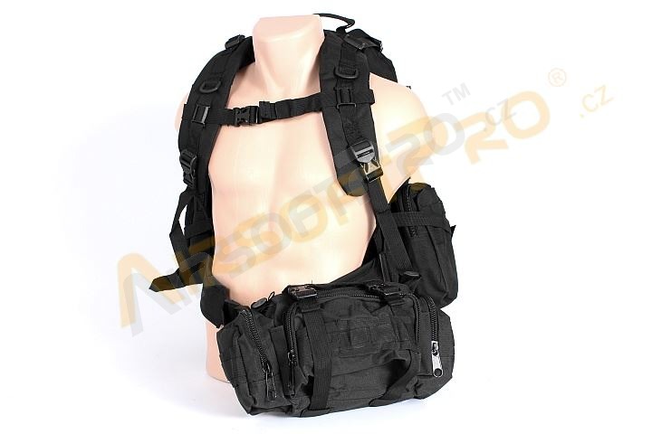 sac à dos 45L Combat combine - noir [A.C.M.]