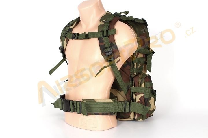 45L Combat combine backpack bag - woodland [A.C.M.]