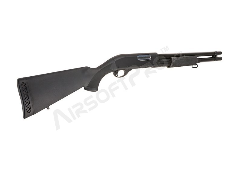 Fusil de chasse airsoft M870 avec la crosse solide en ABS, long, METAL (CM.350LM) [CYMA]