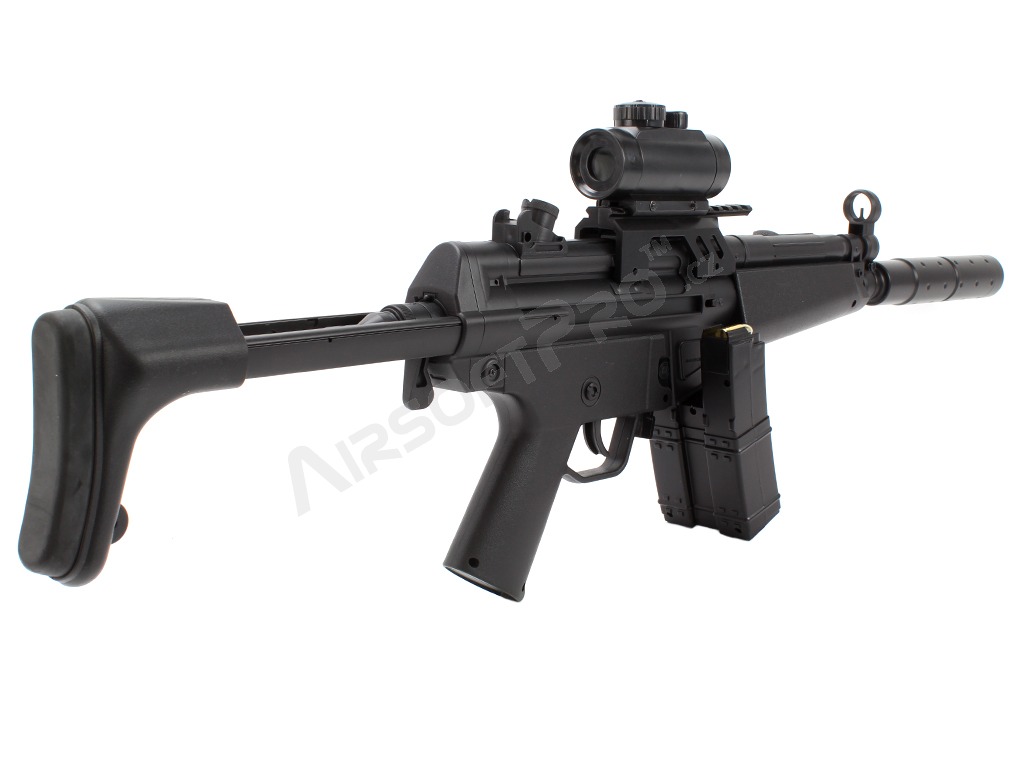 Airsoft submachine gun CM.023 Sportline with accessories [CYMA]