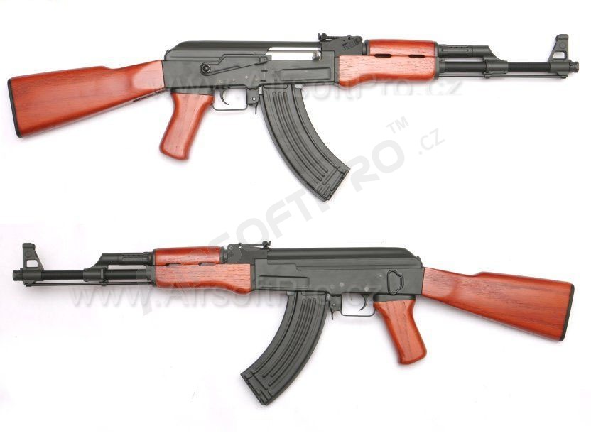 Airsoftová zbraň AK-47 - celokov, dřevo (CM.042) [CYMA]