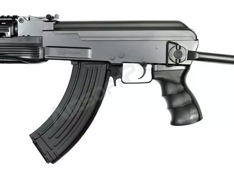 Airsoftová zbraň AK47S (CM.028B) + značkový nabíječ + Li-Ion akumulátor + kuličky [CYMA]