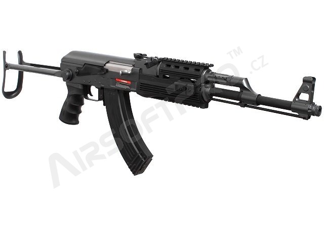 Airsoftová zbraň AK47S (CM.028B) + značkový nabíječ + Li-Ion akumulátor + kuličky [CYMA]