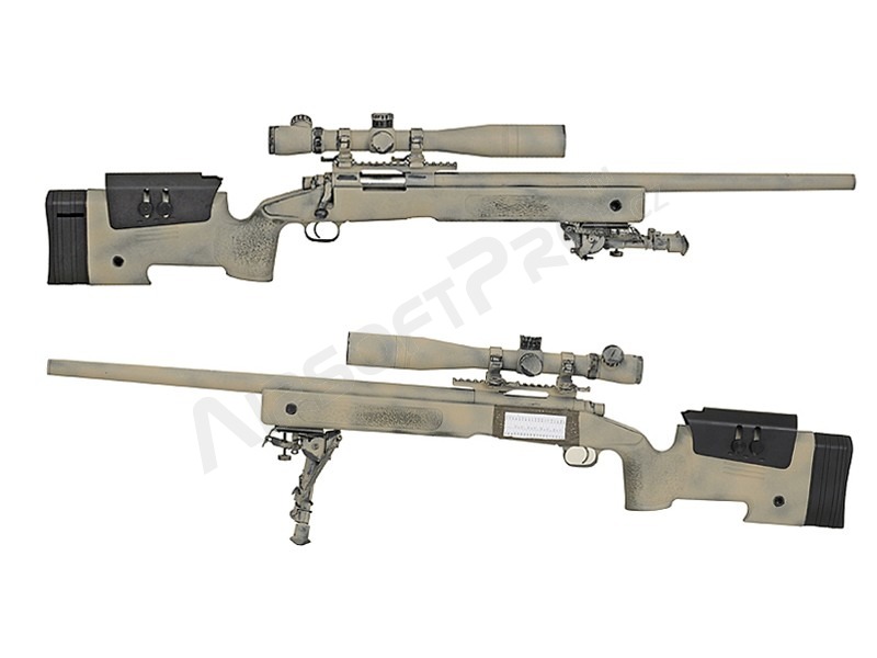 Fusil de sniper airsoft M40A3 (CM.700) - Dark Earth (DE) [CYMA]