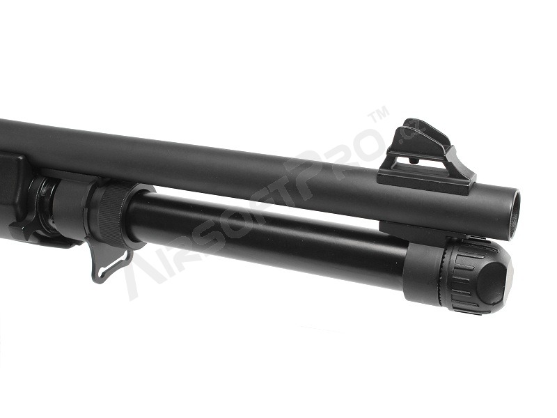 Fusil de chasse airsoft M1014 avec la crosse solide en ABS, long, METAL (CM.370M) [CYMA]