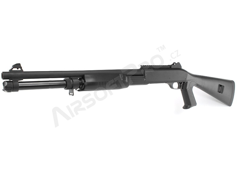 Airsoft shotgun M1014 with the solid ABS stock, long, METAL (CM.370M) [CYMA]