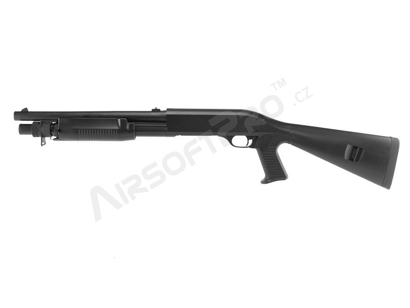 Fusil de chasse airsoft M3 Super 90 avec crosse solide en ABS, court, METAL (CM.360M) [CYMA]