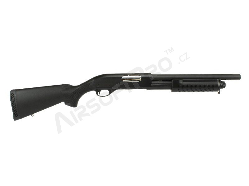 Airsoft shotgun M870 with the ABS solid stock, short, METAL (CM.350M) [CYMA]