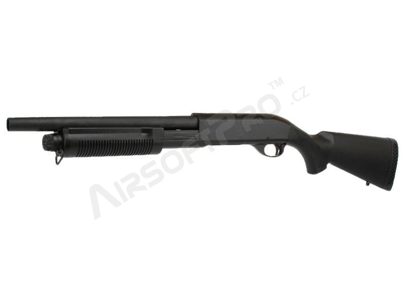 Fusil de chasse airsoft M870 avec crosse solide en ABS, court, METAL (CM.350M) [CYMA]