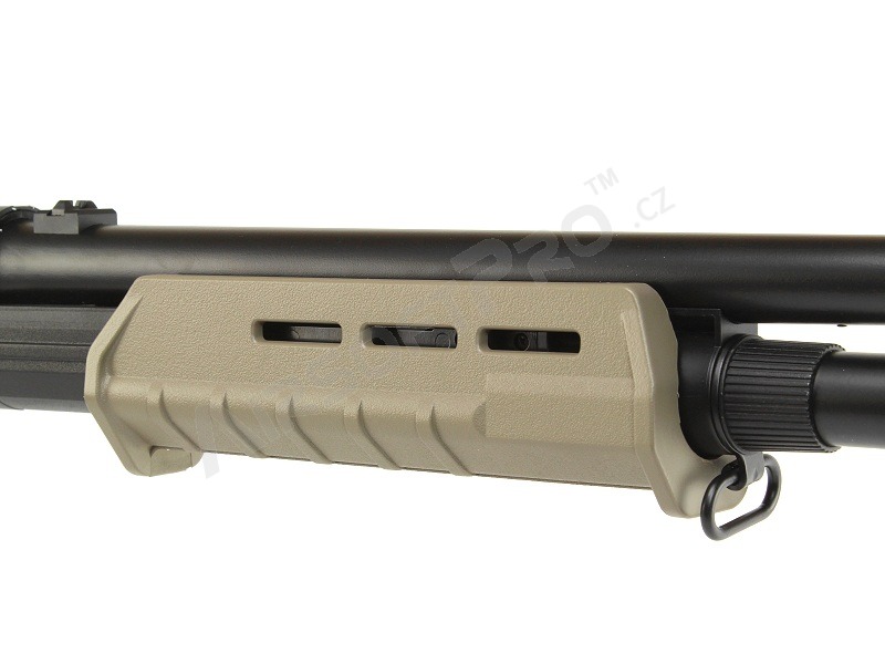 Fusil de chasse Airsoft M870, long, ABS (CM.355L) - TAN [CYMA]