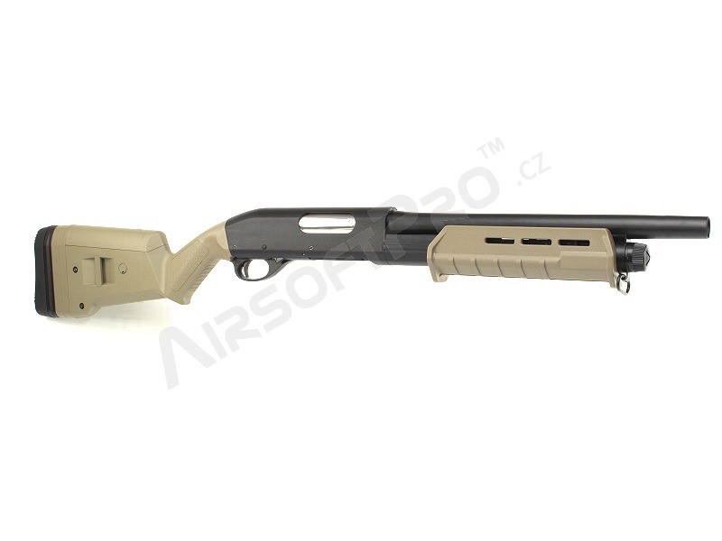 Fusil de chasse Airsoft M870, court, ABS (CM.355) - TAN [CYMA]
