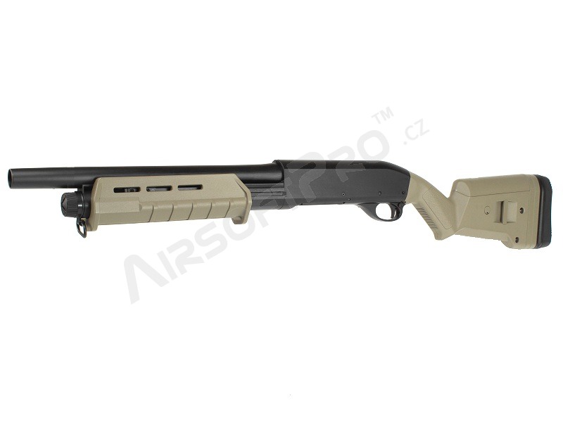 Fusil de chasse Airsoft M870, court, ABS (CM.355) - TAN [CYMA]