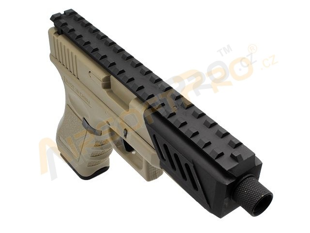 RIS montáž s adapterem na tlumič pro elektrické pistole G 18C CM.030 [CYMA]