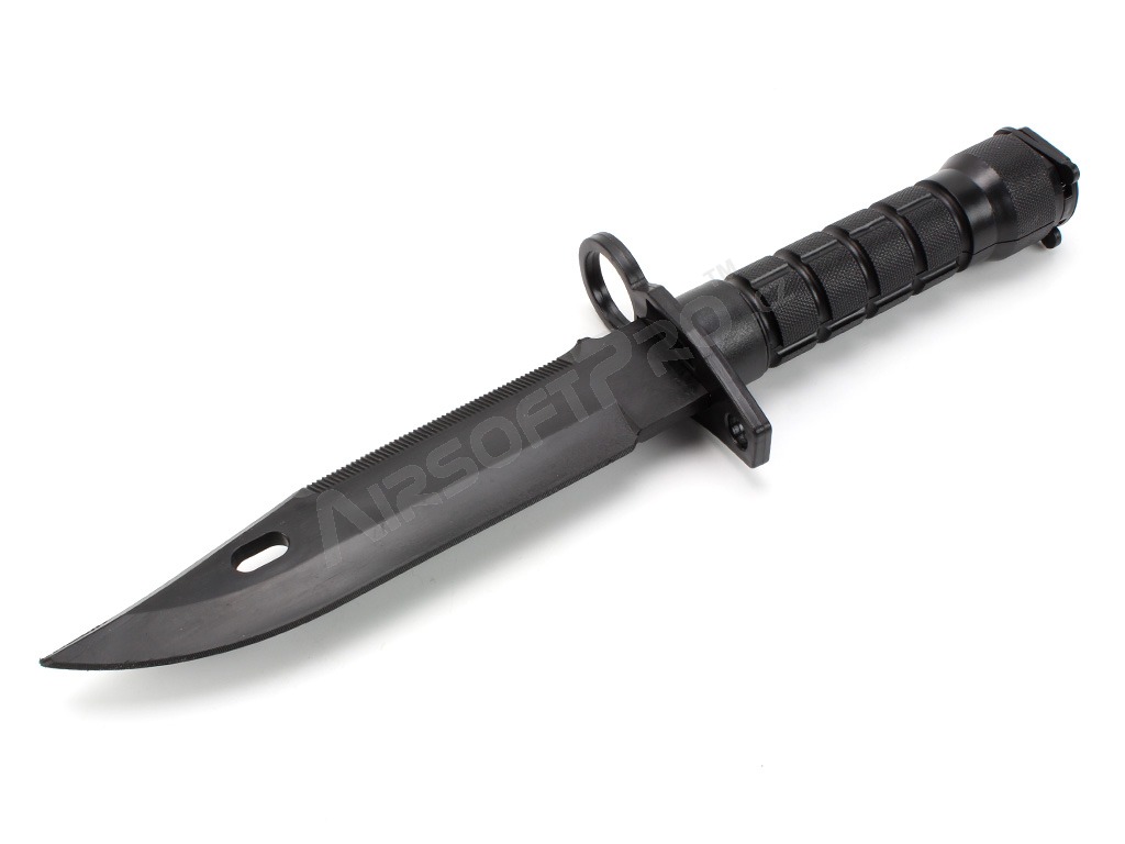 Tréninkový plastový nůž - bodák M9 - černý [CYMA]