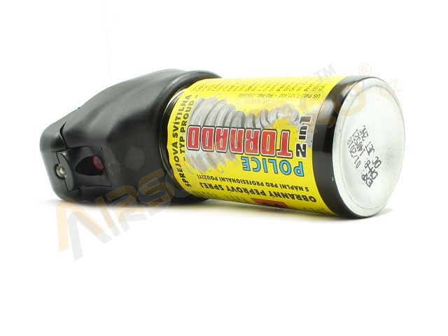 Pepper spray TORNADO Police with flashlight - 40ml [ESP]