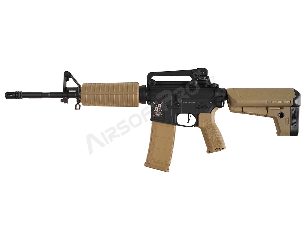 Airsoft rifle M4 AR15 Classic Charlie - TAN/Black [Delta Armory]