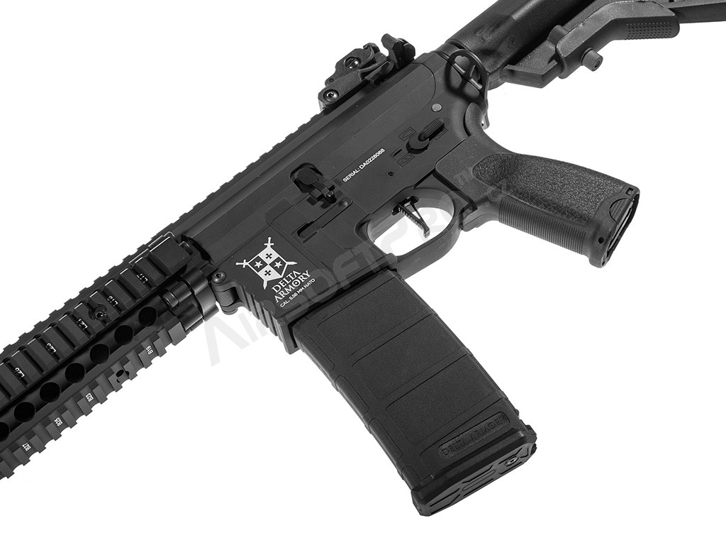 Airsoft rifle M4 AR15 MK18 Alpha ETU, Full Metal - Black [Delta Armory]