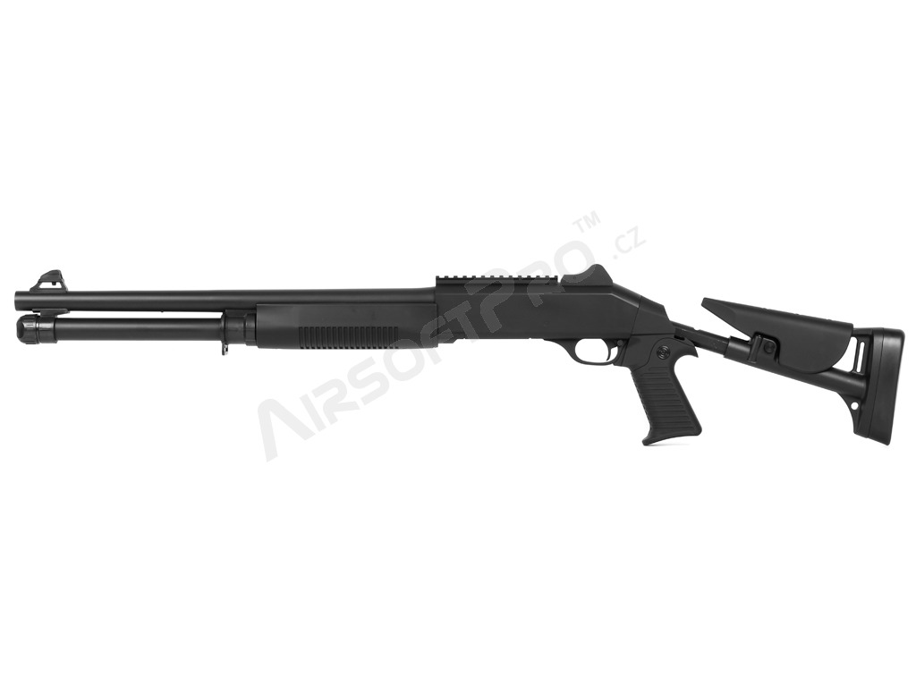 Shotgun M4 Super 90 (M56DL) + 6 cartridges + 1kg BBs + VectorOptics red dot [Double Eagle]