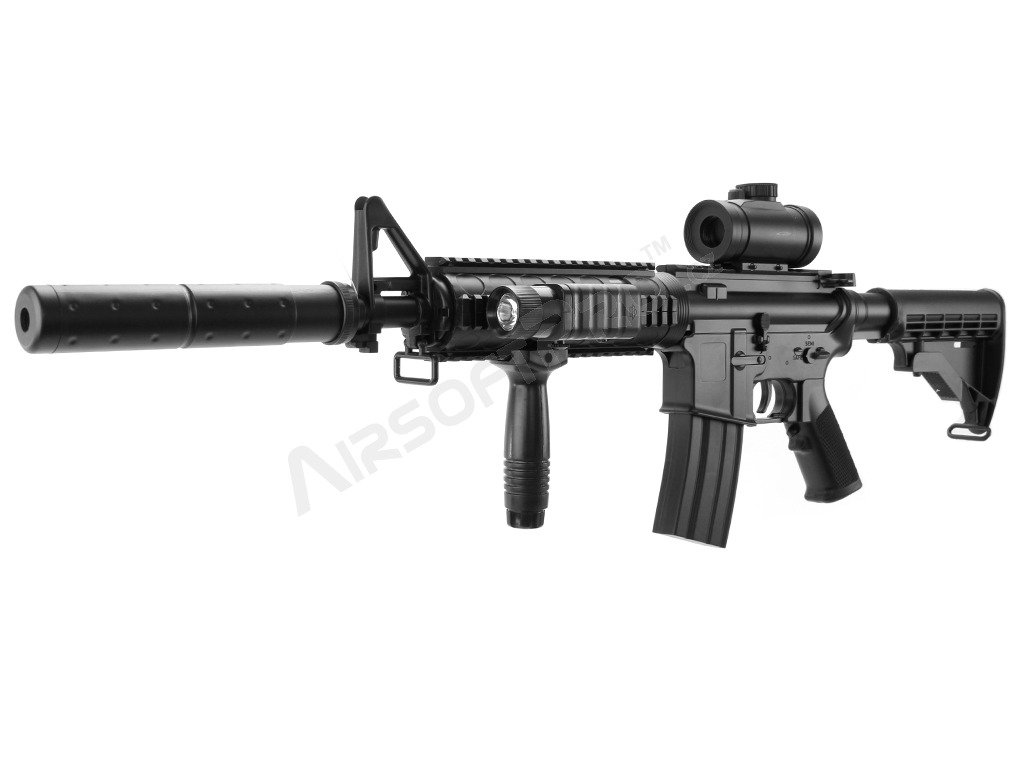 Fusil airsoft M4 RIS M83A2 avec accessoires [Double Eagle]