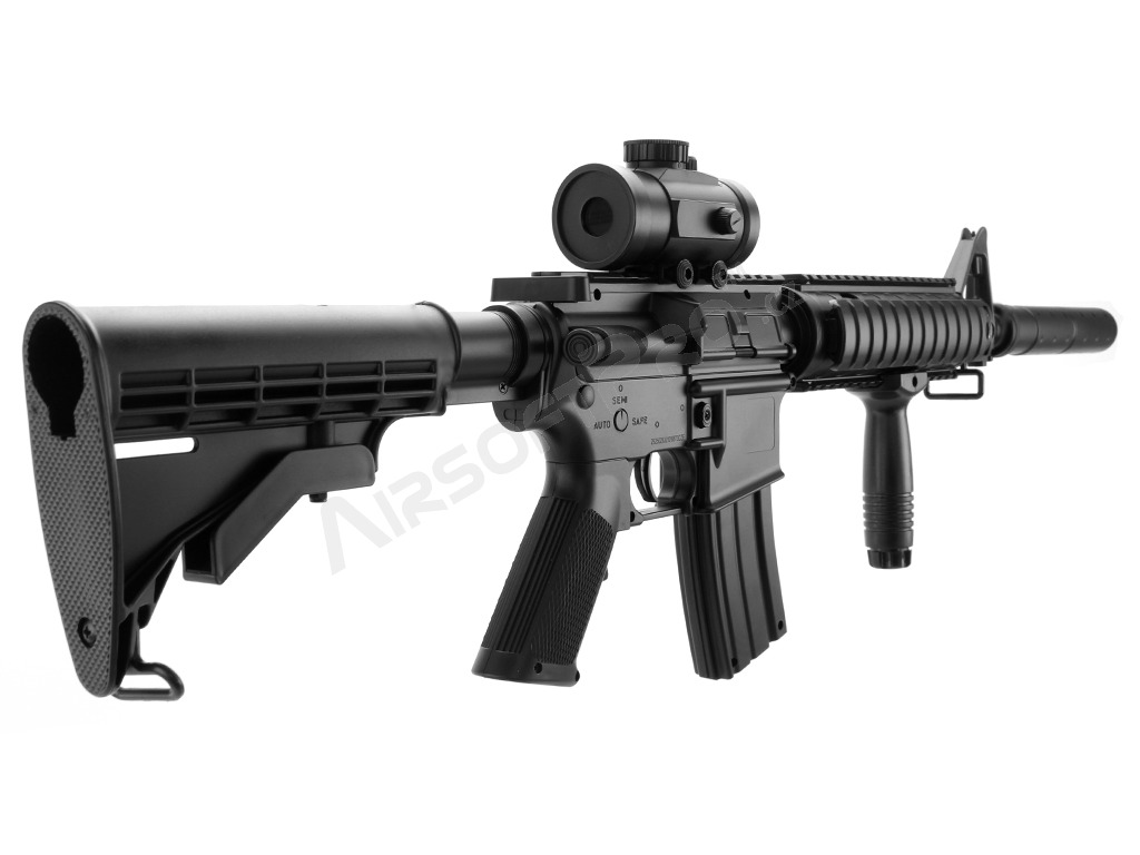 Fusil airsoft M4 RIS M83A2 avec accessoires [Double Eagle]