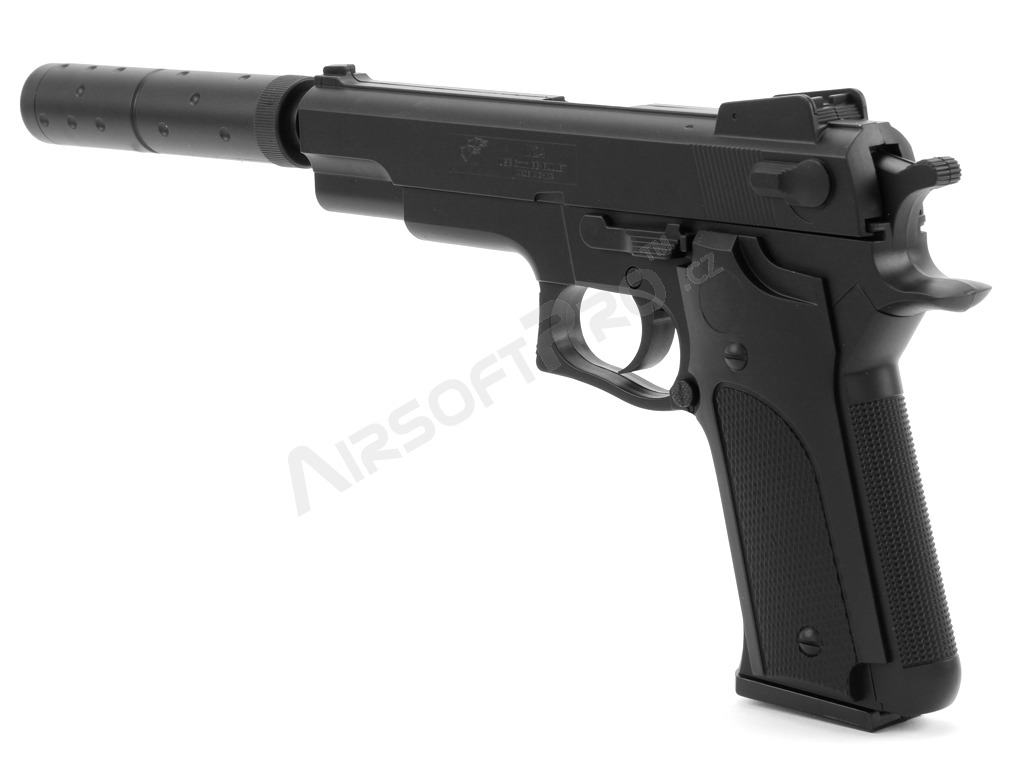 Airsoftová manuální pistole M24 s tlumičem [Double Eagle]