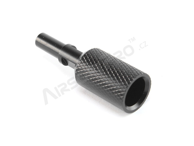 Aluminium 7075 charging handle type C for WE SCAR - black [Dynamic Precision]