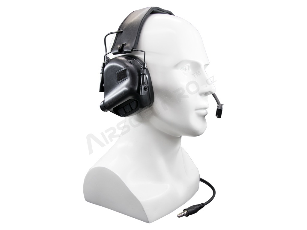 Protecteur auditif électronique M32 avec microphone - noir [EARMOR]