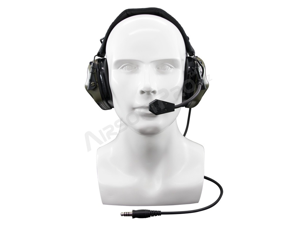 Electronic Hearing Protector M32 with microphone - FG [EARMOR]