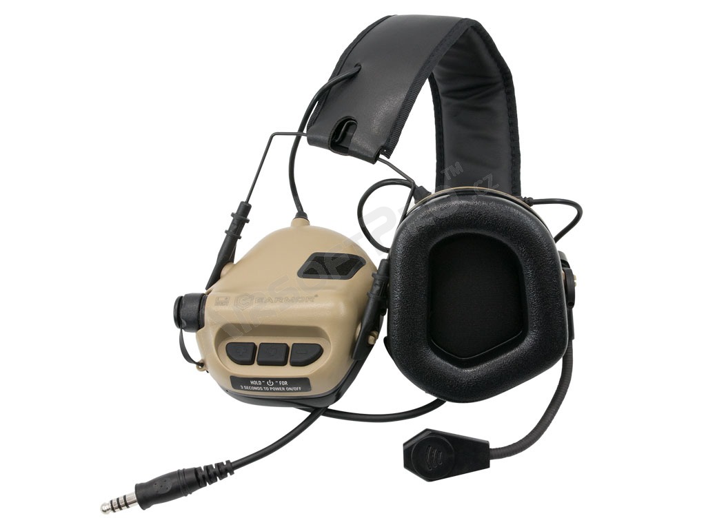 Protecteur auditif électronique M32 avec microphone - TAN [EARMOR]