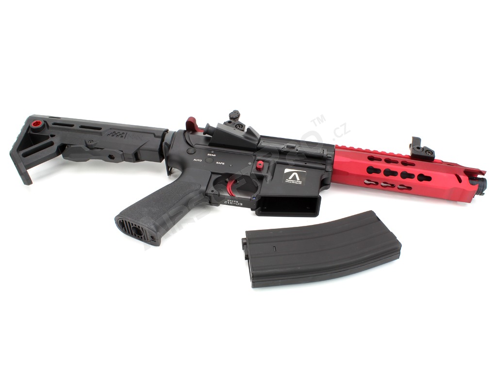 Fusil d'airsoft EC-312-1 Keymod - Red [E&C]