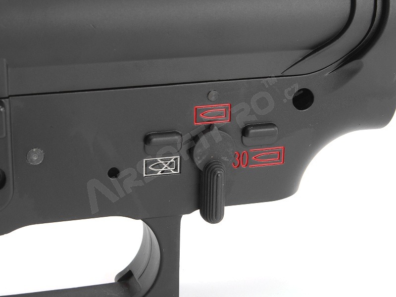 Kompletní kovové tělo pro M4, styl HK416 - černé [E&C]
