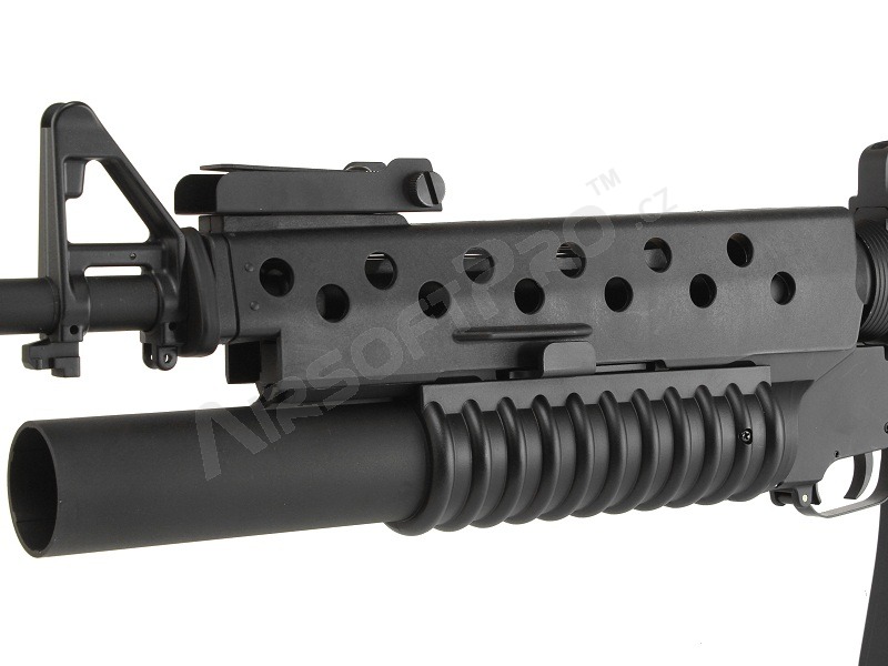 Fusil airsoft M16 A3 avec lanceur de grenades M203 - noir (EC-702) [E&C]