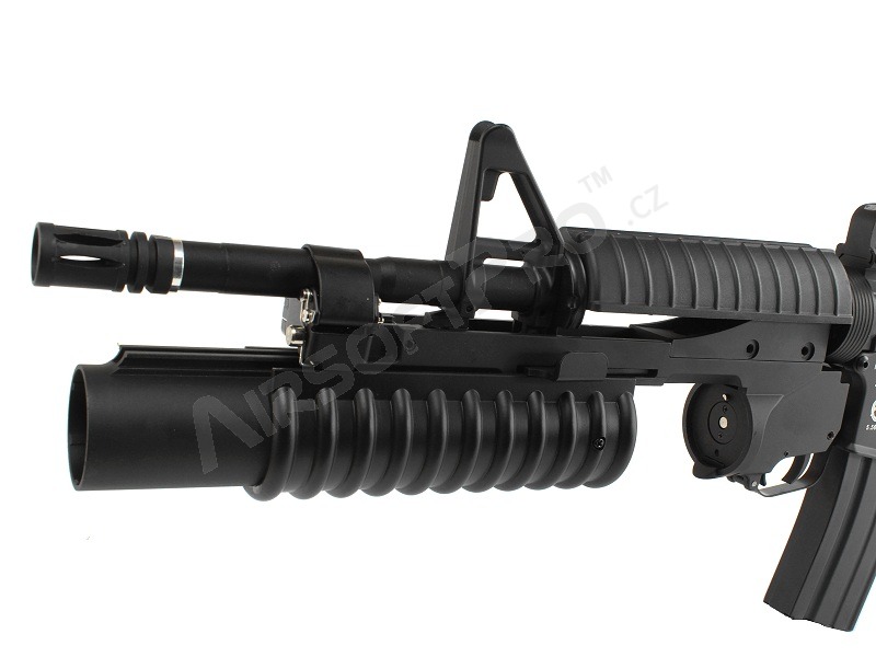 Airsoft rifle M4 A1 with M203 grenade launcher - black (EC-701) [E&C]