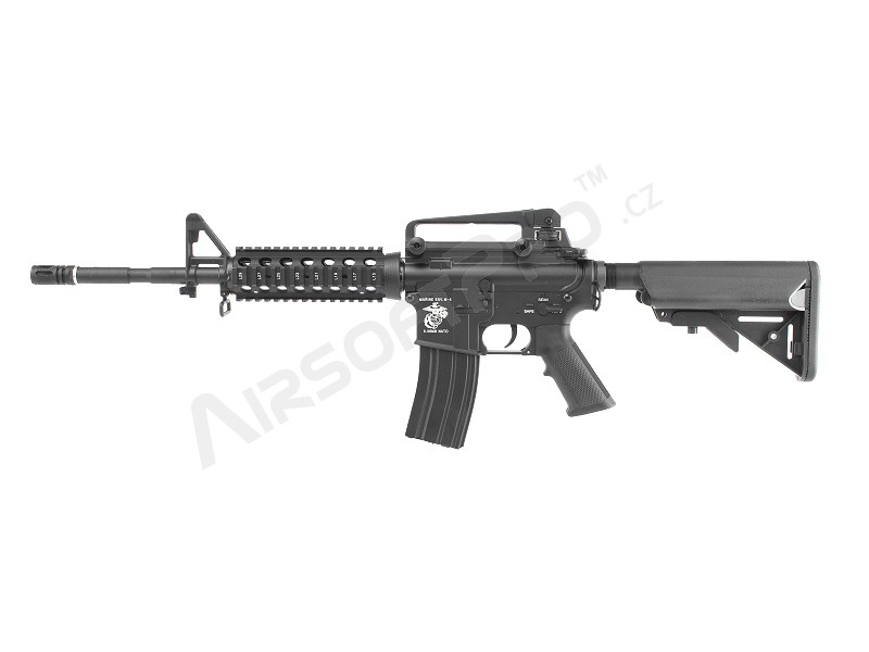 Fusil d'airsoft M4 R.I.S avec la boîte de vitesse QD v 1.5 - noir (EC-308) [E&C]