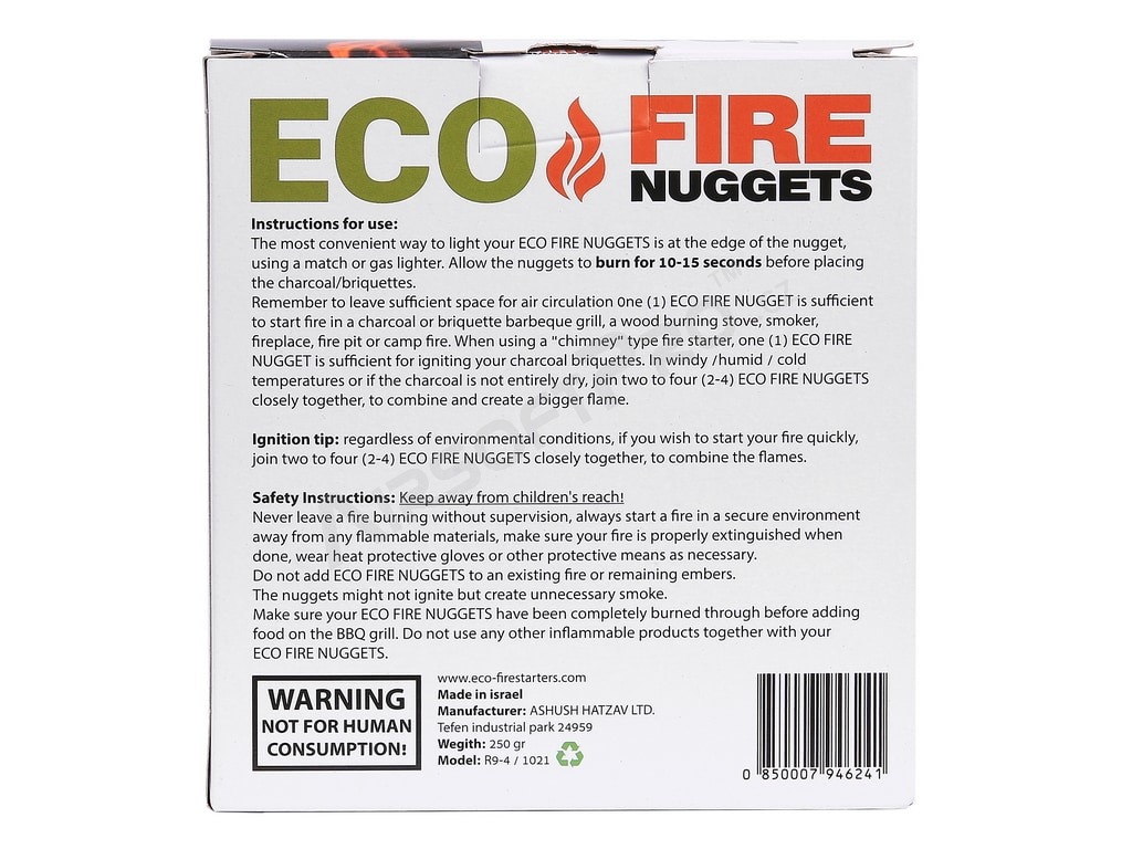 Pépites d'allumage écologiques, 24 pièces [ECO Fire]
