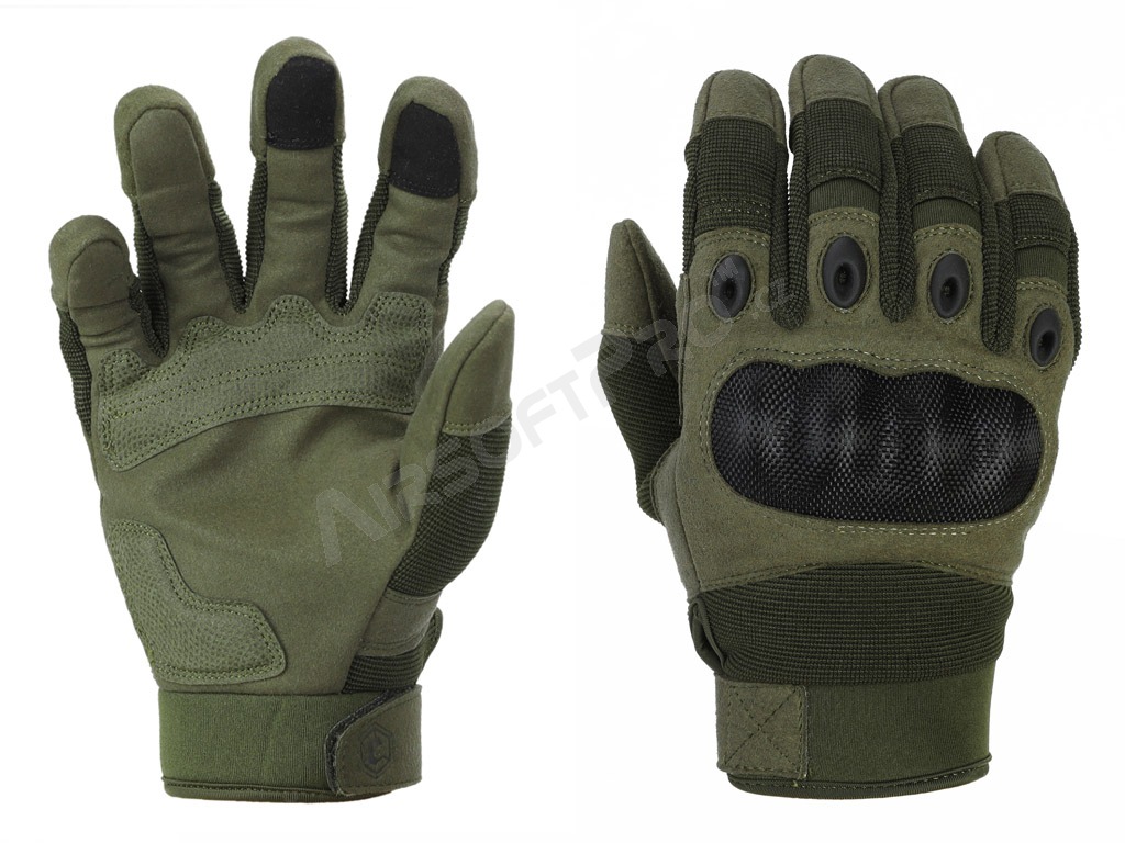 Taktické rukavice All finger - Olive Drab, vel.L [EmersonGear]