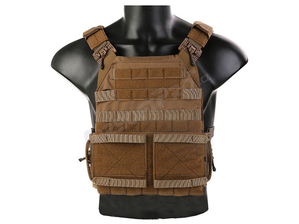 Vesta Blue Label Quick Release Jumpable Plate Carrier 2.0 - Coyote Brown [EmersonGear]