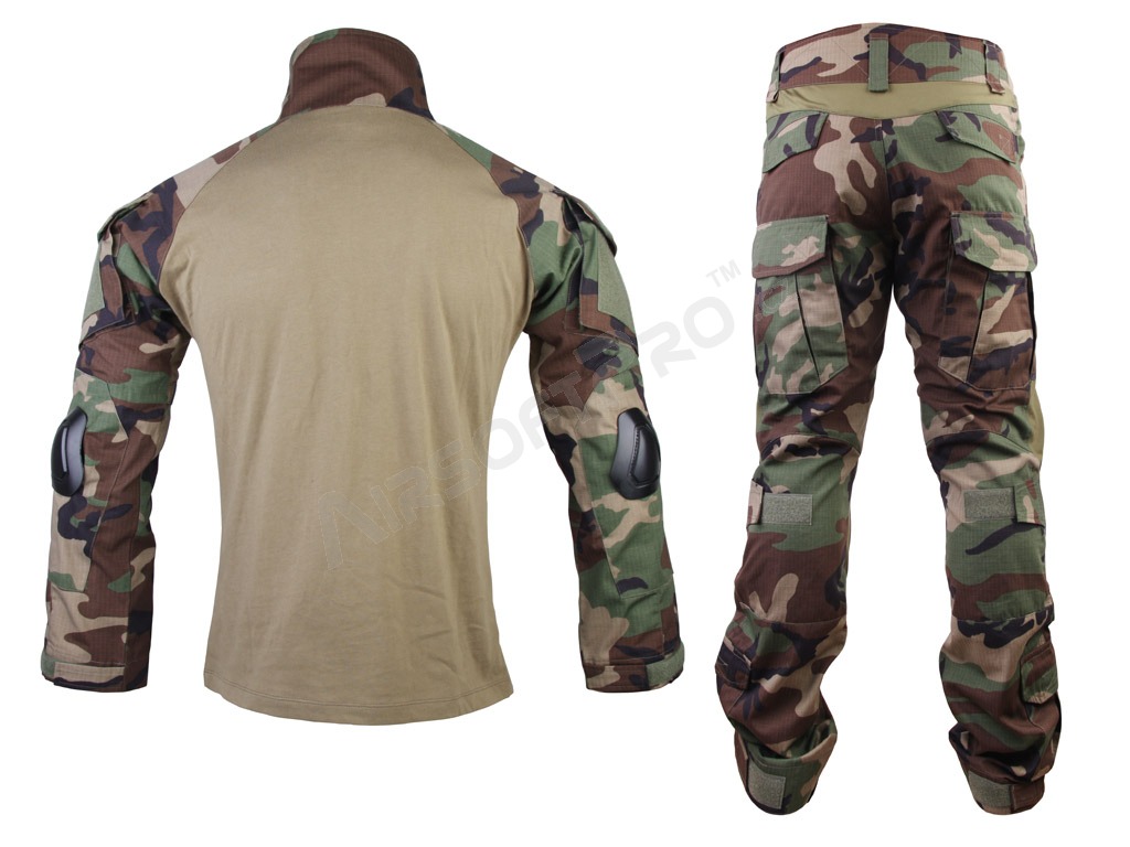Bojová uniforma Woodland - Gen2, Vel.M [EmersonGear]
