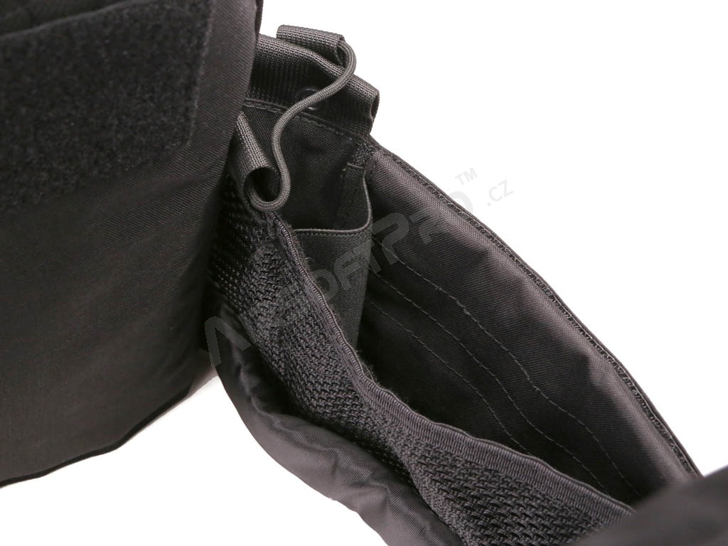 Maskáčová vesta s nosičem plátů a třemi sumkami LBT 6094A - Černá [EmersonGear]