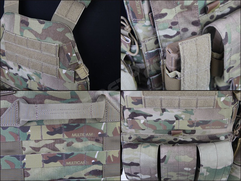 LBT6094A Plate Carrier With 3 Pouches - Multicam [EmersonGear]