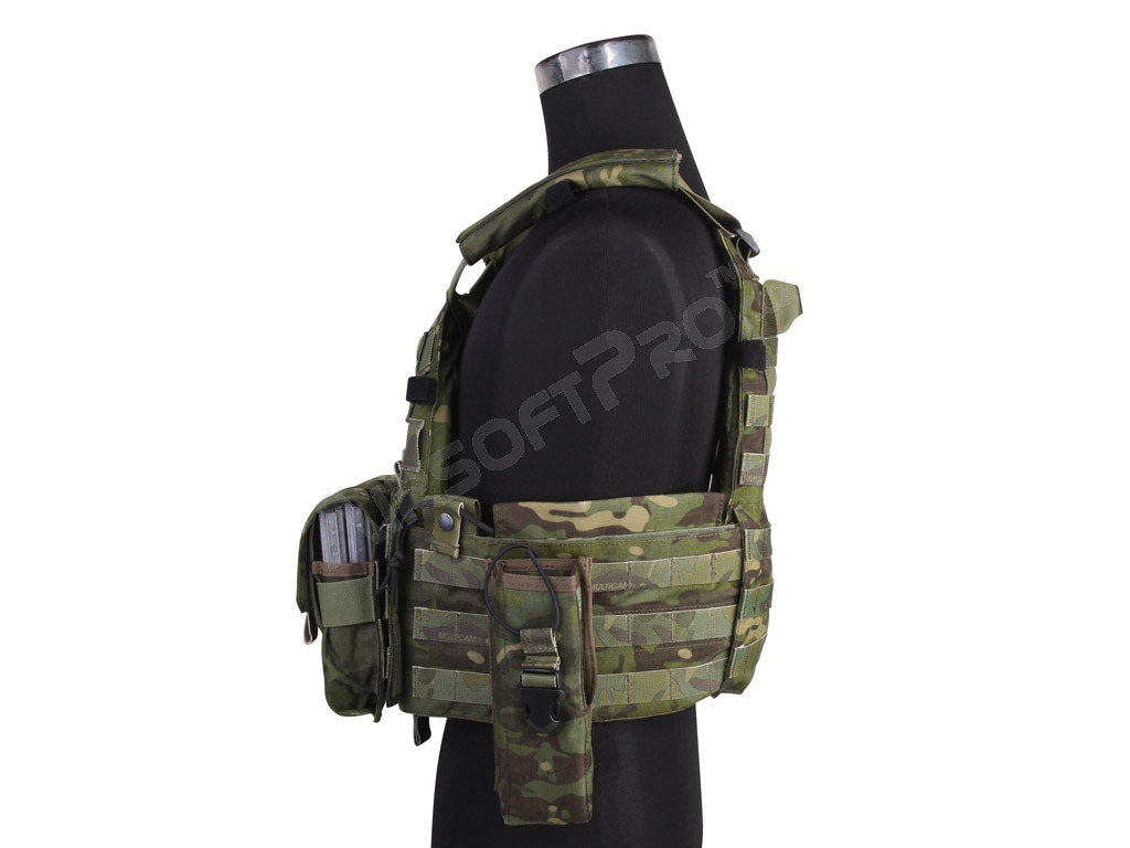 LBT6094A Plate Carrier With 3 Pouches - Multicam Tropic [EmersonGear]