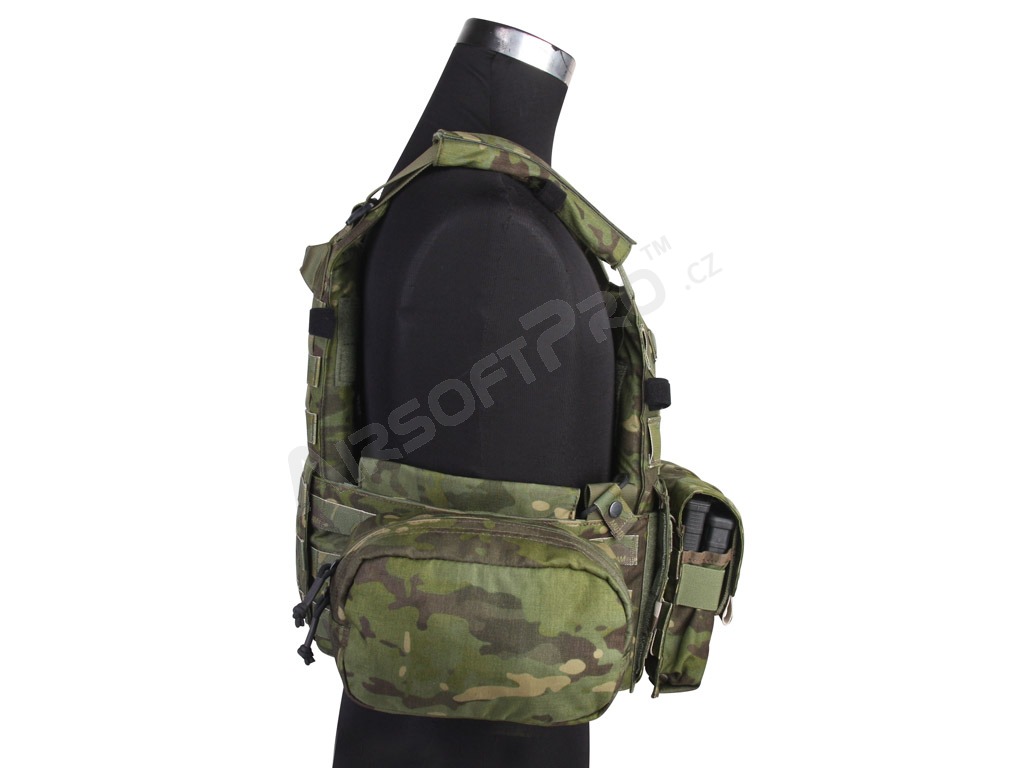 Maskáčová vesta s nosičem plátů a třemi sumkami LBT 6094A - Multicam Tropic [EmersonGear]