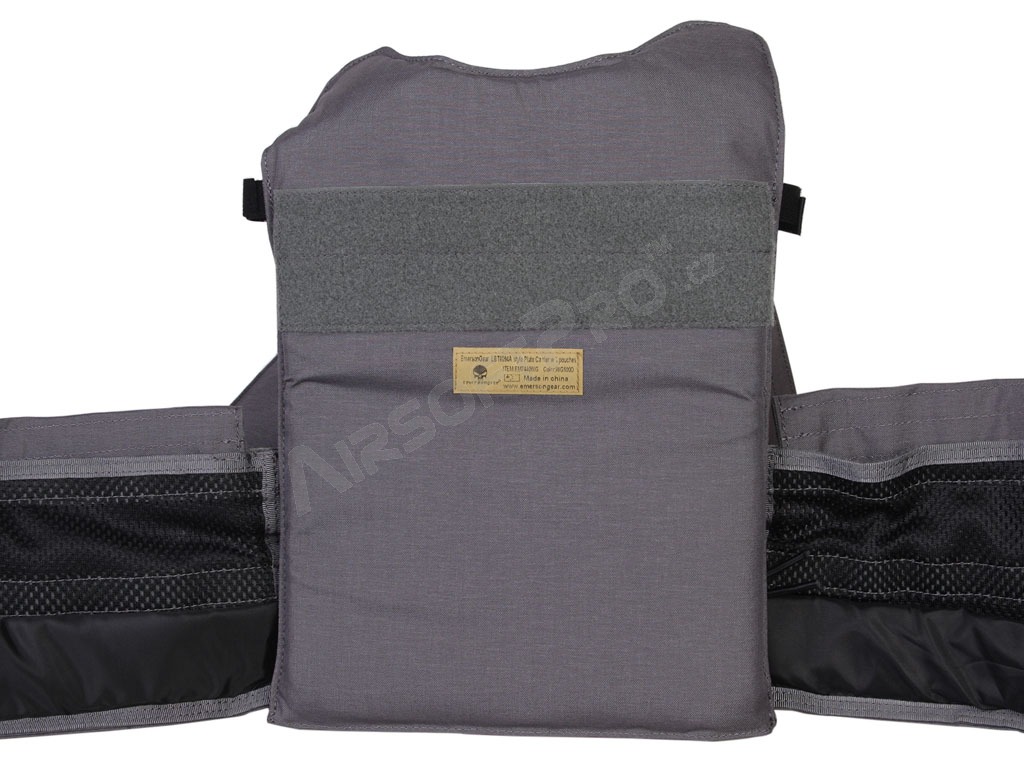 Maskáčová vesta s nosičem plátů a třemi sumkami LBT 6094A - Wolf Grey [EmersonGear]
