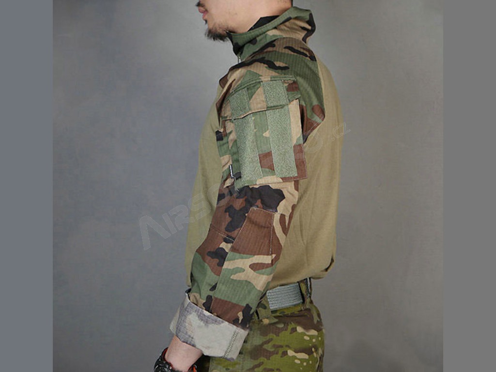 Combat BDU shirt G3 - Woodland, XL size [EmersonGear]