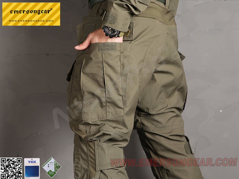 Bojové kalhoty G3 (vylepšená verze) - Ranger Green, Vel.L (34) [EmersonGear]