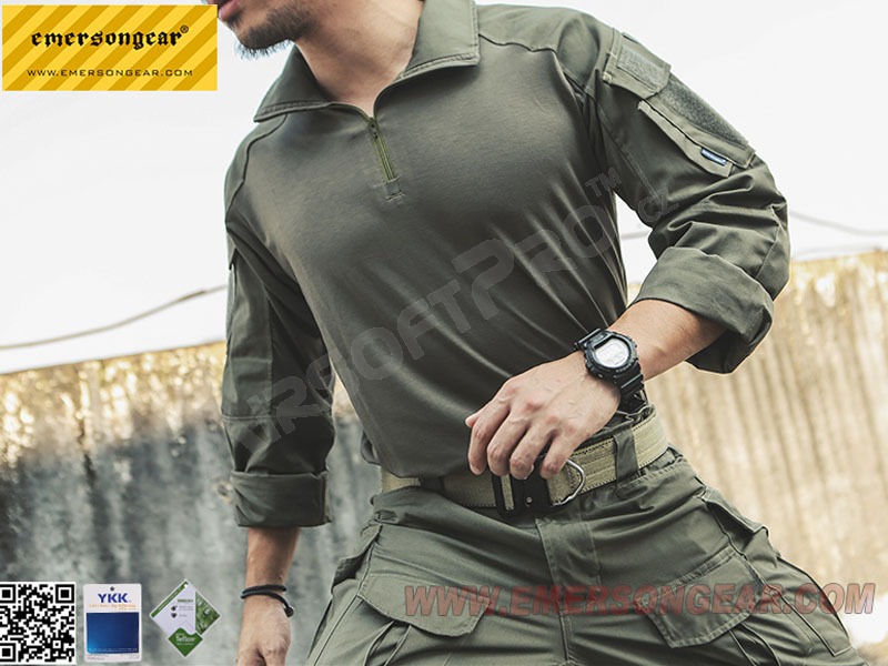 Combat BDU shirt G3 (upgraded version) - Ranger Green, L size [EmersonGear]