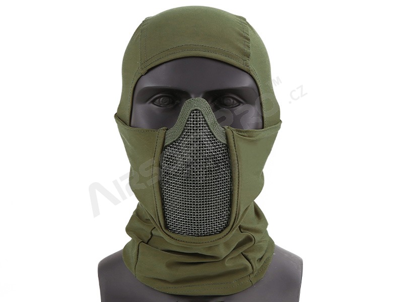 Face mask Shadow Warrior with hood - Olive Drab [EmersonGear]