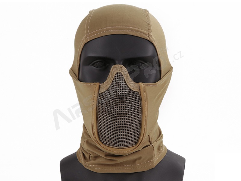 Face mask Shadow Warrior with hood - TAN [EmersonGear]